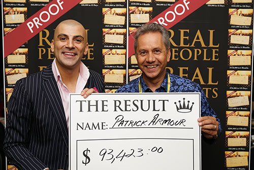 Evening With Aaron - Results - $93,423.00